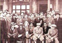 Una foto tratta dal libro "Da Palestra a Cruzeiro - Uma Trajetoria de glorias" con Juan, Octavio e Leonisio Fantoni