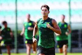 In allenamento con la prima squadra