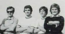 Insieme a mister Clagluna nella Rappresentativa Comitato Provinciale di Roma (Torneo Giovanissimi O.Barassi 1972/73)