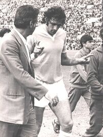 Maestrelli e Chinaglia (partita del 1972/73 o 1973/74)