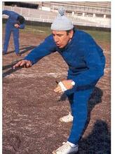 Lorenzo in una fase d'allenamento