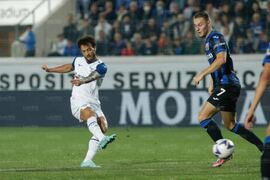 Il tiro vincente di Felipe Anderson Foto Getty Images