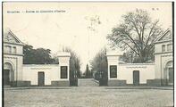 In questa foto ecco come appariva il cimitero di Ixelles nel 1908, l'anno in cui si spense Luigi Bigiarelli che lì fu sepolto