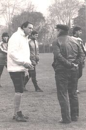 Allenamento a Tor di Quinto: Marini, Chinaglia, Vinazzani, Lorenzo e Torrisi