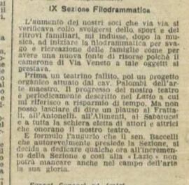 Estratto dal discorso di commiato di Fortunato Ballerini ai soci nel 1922