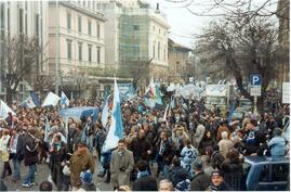 Immagini del grande corteo