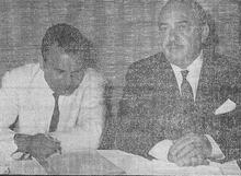 Angelo Miceli con Umberto Mannocci