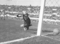 Torneo Cin Casoni 1957 - Lazio-Atalanta 2-1 - Giglietti in tuffo mentre il pallone termina a lato