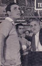 Cecconi, a sinistra, con il compagno Antonazzi ed il presidente Zenobi