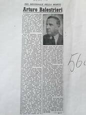 Il ricordo della Gazzetta dello Sport nel 1955 (Gent.conc. Erika Balestrieri)