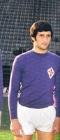 Nel 1973 con la maglia della Fiorentina