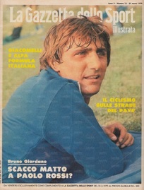 In copertina sul supplemento della Gazzetta