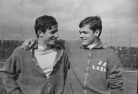 Roberto con Peppiniello Massa ...