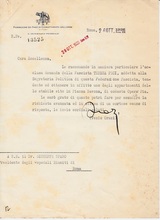 Firma autografa di Orazi (Gent.conc. Lorenzo Damario)