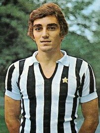 Fernando Viola alla Juventus nel 1973