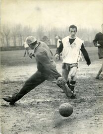 Gasperi in allenamento