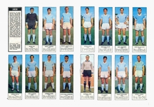 Una serie di figurine dei principali giocatori della Rosa