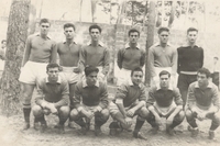 1949/50 - Un'altra foto della squadra scesa in campo al Torneo di Viareggio nell'incontro Lazio-Fiorentina 1-2 del 14 febbraio 1950