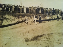 I preparativi di una gara di canottaggio