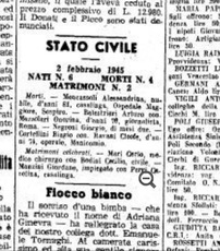 L'annuncio della morte di Arturo Balestrieri sul quoditiano "Il Regime Fascista" di Cremona