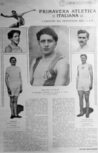 Un articolo di Balestrieri sulla Stampa Sportiva del 18/04/1913