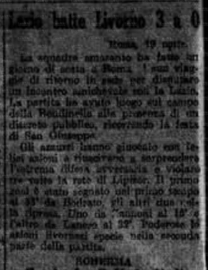 L'articolo de "Il Telegrafo"