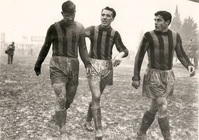 Burini in una foto scattata il 25-12-1950 (Foto A.C. Milan)
