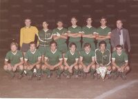 Con l'Almas in occasione della finale della Coppa Barassi (con lui anche l'ex-laziale Santececca)