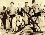 La squadra di Pallanuoto nel 1934