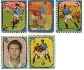 Alcuni giocatori ritratti in figurine del 1953