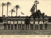 Lazio-Cannes 1-0: Un'altra foto degli undici laziali - Macrino, Vignoli, Del Sette, Sciarretta, Moroni, De Santis, Pezzullo, Archilei, Bergamini, Actis, Mattioli