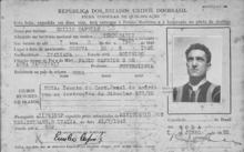 Il permesso di soggiorno in Brasile, rilasciato al giocatore in occasione di una tournee della Juventus