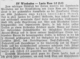 Il "Neueste Zeitung Illustrierte Tageszeitung, Frankfuert a. M." del 26 giugno 1939 pubblica un resoconto dell'incontro