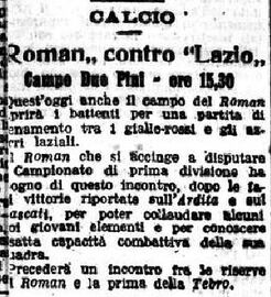 La presentazione della gara sulle pagine de "Il Messaggero"