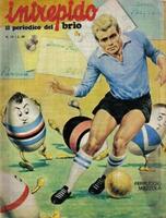 Mazzola sulla copertina della rivista Intrepido