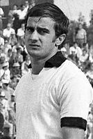 Un giovane Martini con la maglia del Siena