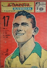 La copertina di una rivista sportiva brasiliana