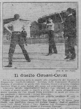 Il duello con il presidente della Federazione Pugilistica Italiana