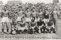 1943/44 Lombardini, Gualtieri, Manola, Koenig, Valenti, Capponi, l'allenatore Canestri, Andreolo, Longhi (II), Manfrè, Rega, De Pierro.