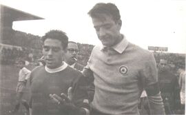 I due capitani Mazzoni e Lovati (foto tratta dl libro: Due colori. Una vita.)