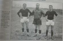 Bottacini nel 1939 con Polo, a destra, e Ballerin a sinistra