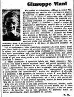 Un articolo su Viani nel Littoriale del novembre 1942.