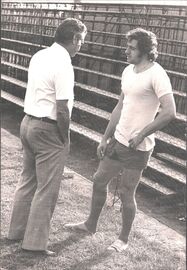 Maestrelli e Chinaglia a Tor di Quinto (stagione?)