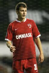Radu con la maglia della Dinamo Bucarest