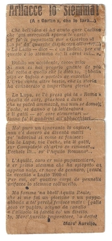 Articolo di giornale anni '20