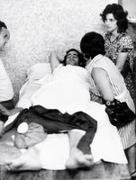 Chinaglia sofferente dopo un incidente di gioco