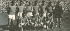 1953/54 - La formazione di Inter-Lazio 2-0 del 13 settembre 1953