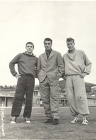 Stagione 1958/59 - Selezione Nazionale Juniores a Coverciano (al centro il futuro laziale Paolo Ferrario)