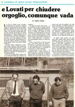 Forza Lazio del 3 marzo 1985