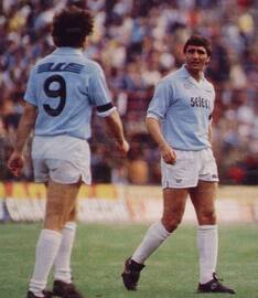 Con Vincenzo D'Amico nel 1983/84
